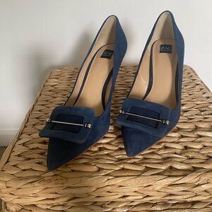 Zac Posen blue suede pump size 8.5